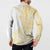 Samoa Siapo Mamanu Button Sweatshirt Plumeria Fancy Gold Motifs