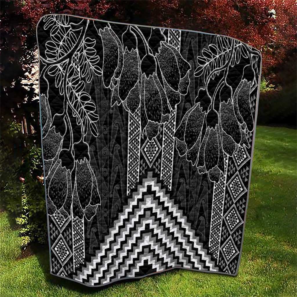 Aotearoa Taniko Pattern Quilt Poutama Mix Kowhai Flowers LT7 - Polynesian Pride