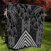 Aotearoa Taniko Pattern Quilt Poutama Mix Kowhai Flowers LT7 - Polynesian Pride