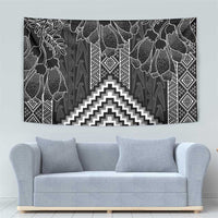 Aotearoa Taniko Pattern Tapestry Poutama Mix Kowhai Flowers