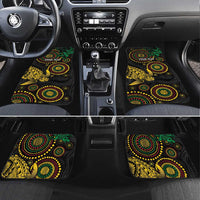 Vanuatu Personalized Aboriginal Arts Car Mats Turtle and Iguana Special LT7 Set 4pcs Colorful - Polynesian Pride