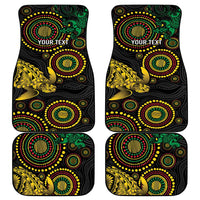 Vanuatu Personalized Aboriginal Arts Car Mats Turtle and Iguana Special LT7 - Polynesian Pride