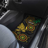 Vanuatu Personalized Aboriginal Arts Car Mats Turtle and Iguana Special LT7 - Polynesian Pride