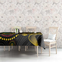 Vanuatu Personalized Aboriginal Arts Tablecloth Turtle and Iguana Special - Polynesian Pride