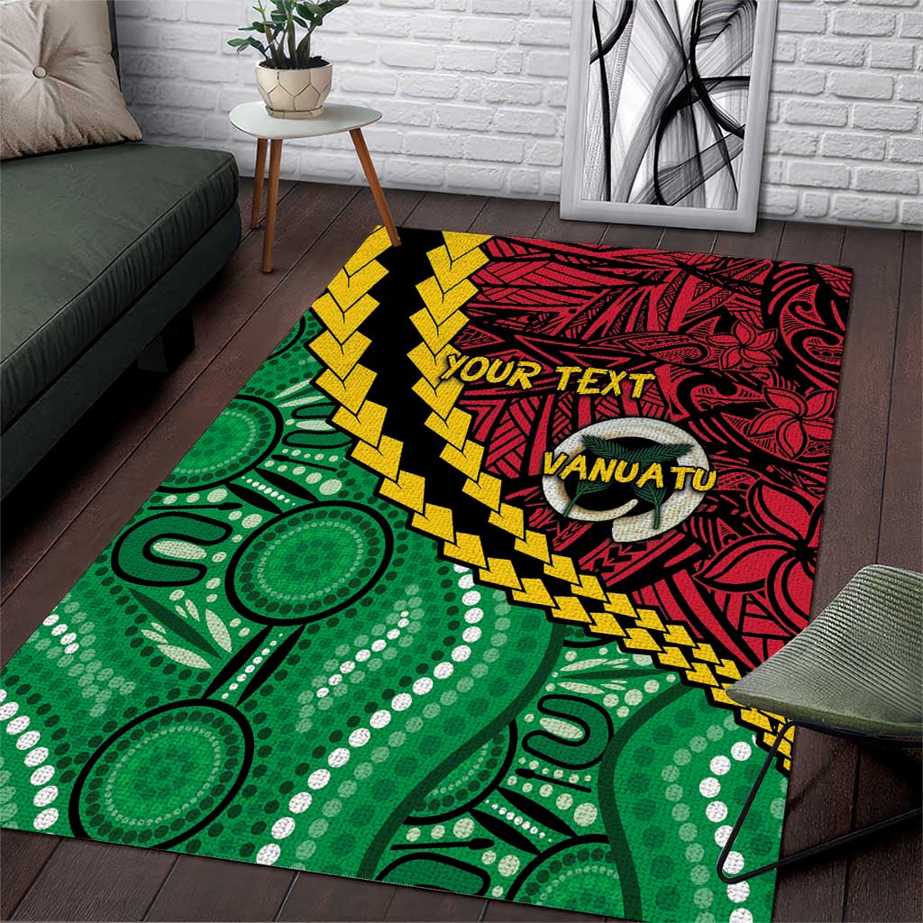 Vanuatu Personalized Tribal Area Rug Aboriginal Inspired Mix Style LT7 Colorful - Polynesian Pride