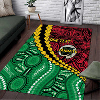 Vanuatu Personalized Tribal Area Rug Aboriginal Inspired Mix Style LT7 Colorful - Polynesian Pride