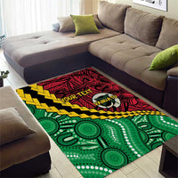 Vanuatu Personalized Tribal Area Rug Aboriginal Inspired Mix Style LT7 - Polynesian Pride