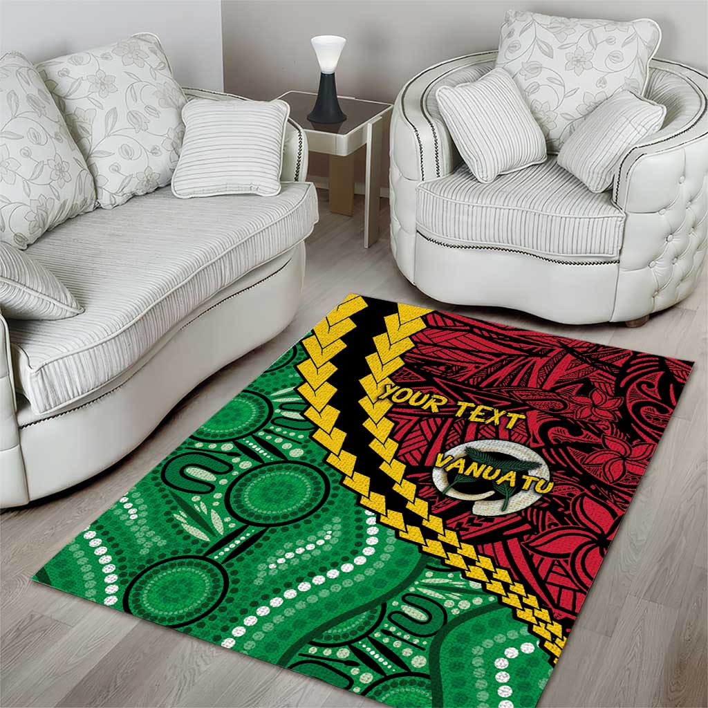 Vanuatu Personalized Tribal Area Rug Aboriginal Inspired Mix Style LT7 - Polynesian Pride