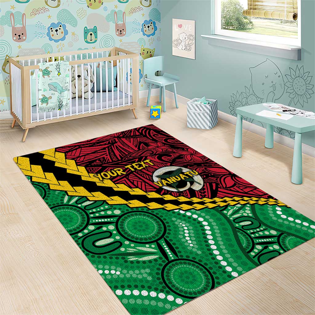 Vanuatu Personalized Tribal Area Rug Aboriginal Inspired Mix Style LT7 - Polynesian Pride