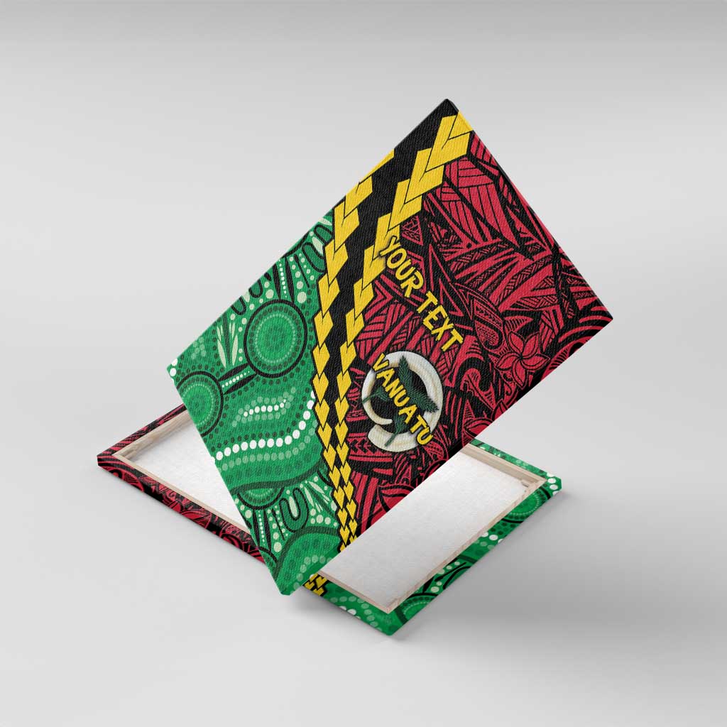 Vanuatu Personalized Tribal Canvas Wall Art Aboriginal Inspired Mix Style LT7 With Frame Colorful - Polynesian Pride