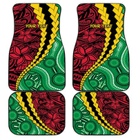 Vanuatu Personalized Tribal Car Mats Aboriginal Inspired Mix Style LT7 - Polynesian Pride