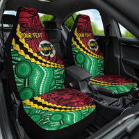 Vanuatu Personalized Tribal Car Seat Cover Aboriginal Inspired Mix Style - Polynesian Pride