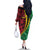 Vanuatu Personalized Tribal Family Matching Off The Shoulder Long Sleeve Dress and Hawaiian Shirt Aboriginal Inspired Mix Style - Polynesian Pride