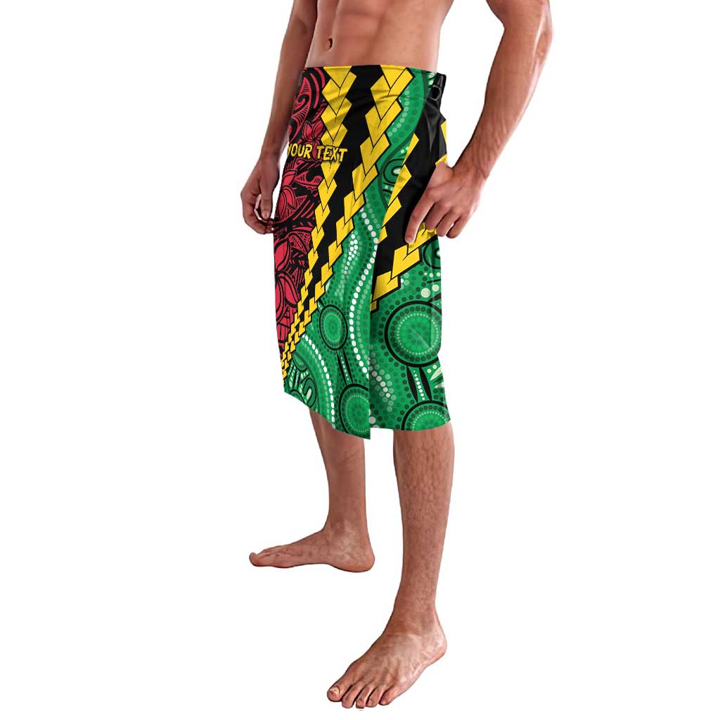 Vanuatu Personalized Tribal Lavalava Aboriginal Inspired Mix Style - Polynesian Pride