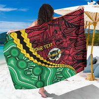 Vanuatu Personalized Tribal Sarong Aboriginal Inspired Mix Style LT7 One Size 44 x 66 inches Colorful - Polynesian Pride