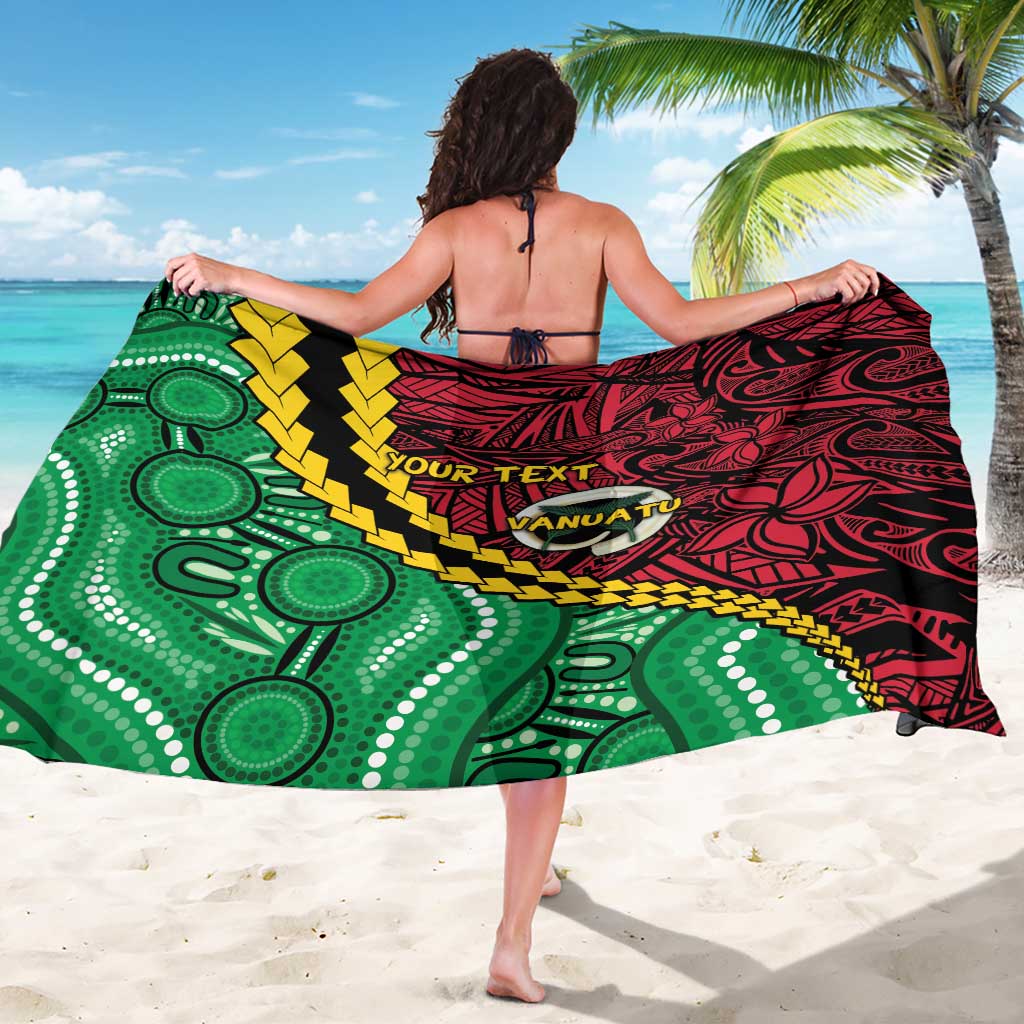Vanuatu Personalized Tribal Sarong Aboriginal Inspired Mix Style LT7 - Polynesian Pride