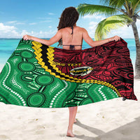 Vanuatu Personalized Tribal Sarong Aboriginal Inspired Mix Style LT7 - Polynesian Pride