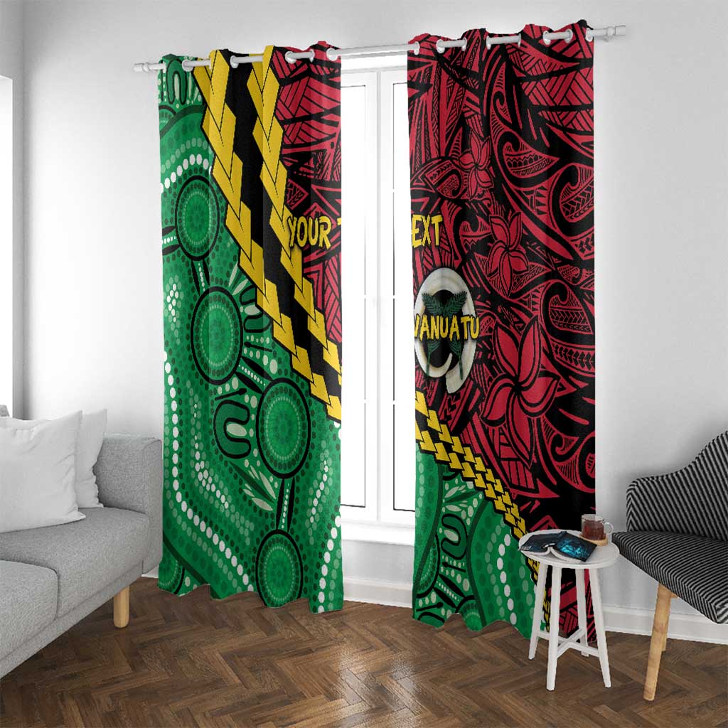 Vanuatu Personalized Tribal Window Curtain Aboriginal Inspired Mix Style LT7 With Grommets Colorful - Polynesian Pride