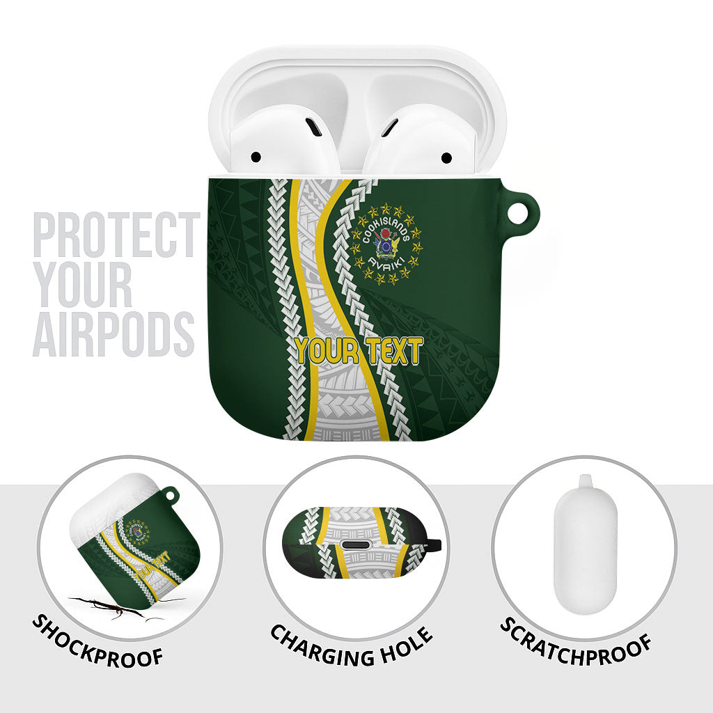 Cook Islands Rugby Personalized Avaiki AirPods Case GO Kuki