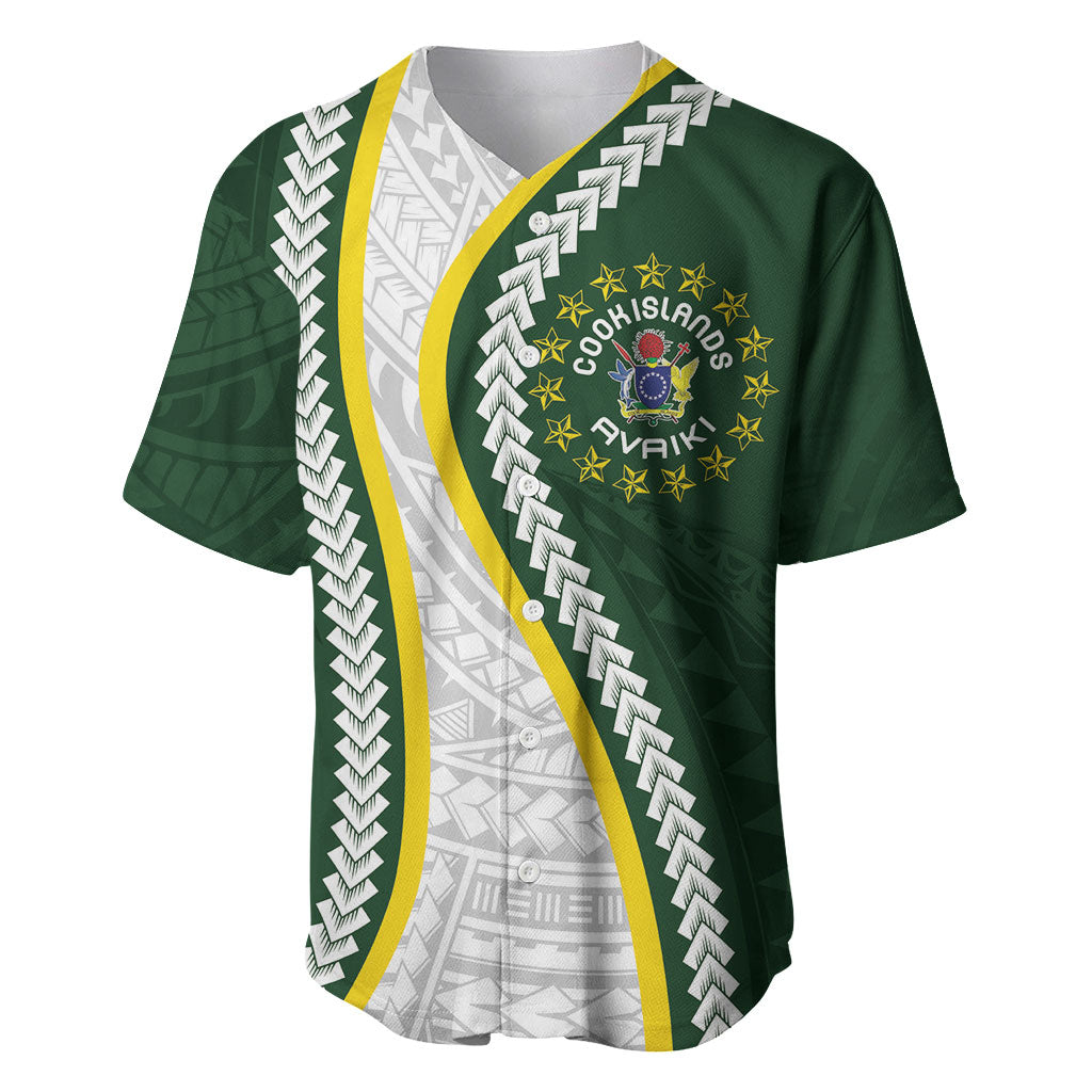 Cook Islands Rugby Personalized Avaiki Baseball Jersey GO Kuki
