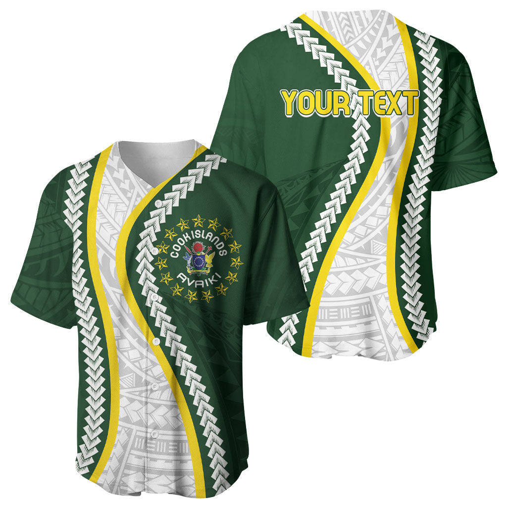 Cook Islands Rugby Personalized Avaiki Baseball Jersey GO Kuki