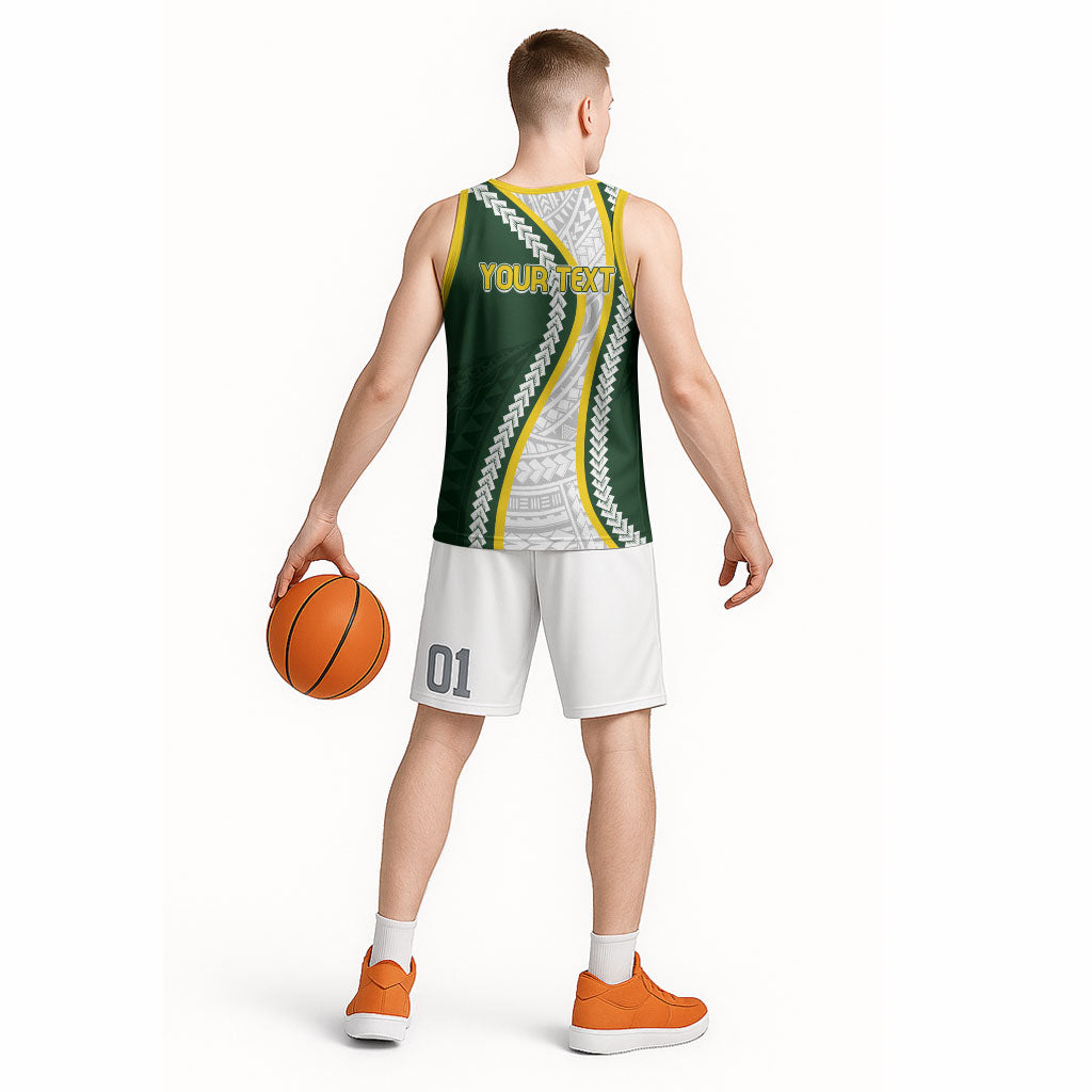 Cook Islands Rugby Personalized Avaiki Basketball Jersey GO Kuki