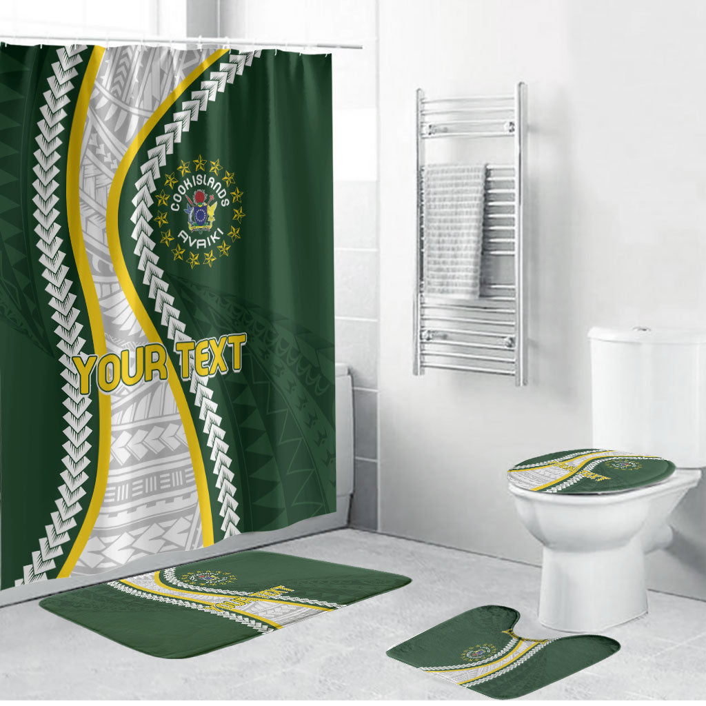 Cook Islands Rugby Personalized Avaiki Bathroom Set GO Kuki