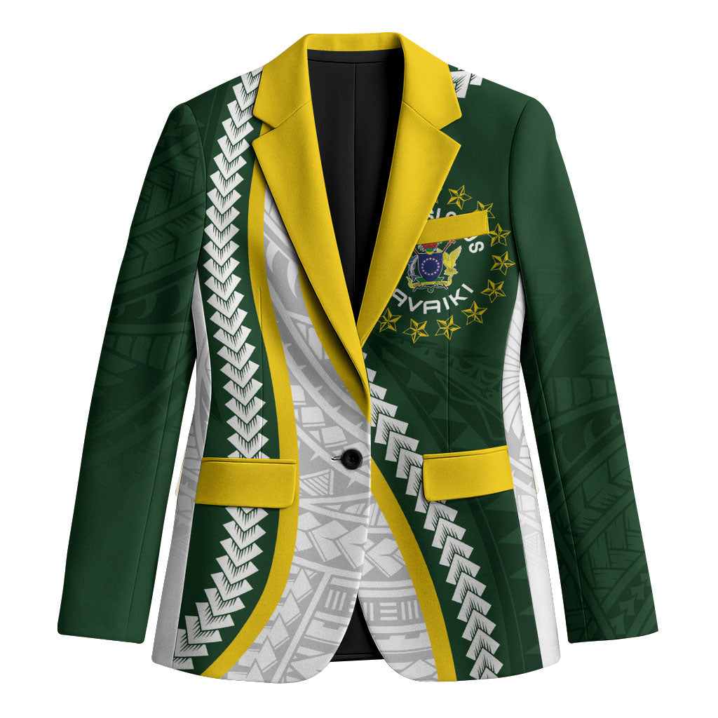 Cook Islands Rugby Personalized Avaiki Blazer GO Kuki