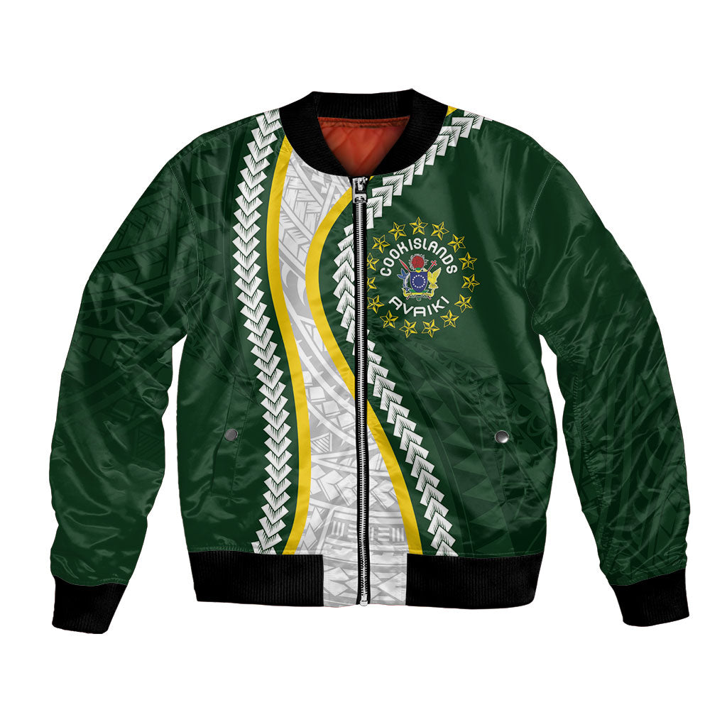 Cook Islands Rugby Personalized Avaiki Bomber Jacket GO Kuki