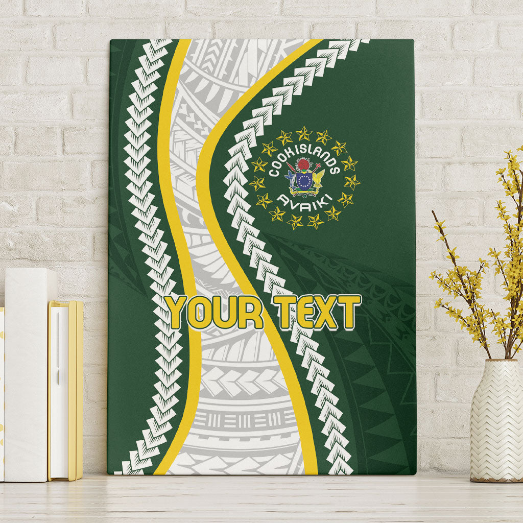 Cook Islands Rugby Personalized Avaiki Canvas Wall Art GO Kuki