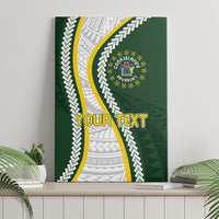 Cook Islands Rugby Personalized Avaiki Canvas Wall Art GO Kuki
