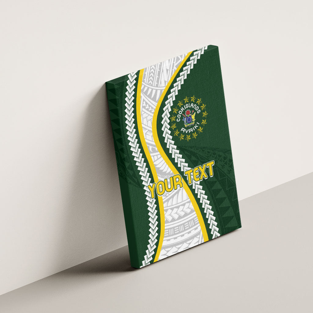 Cook Islands Rugby Personalized Avaiki Canvas Wall Art GO Kuki