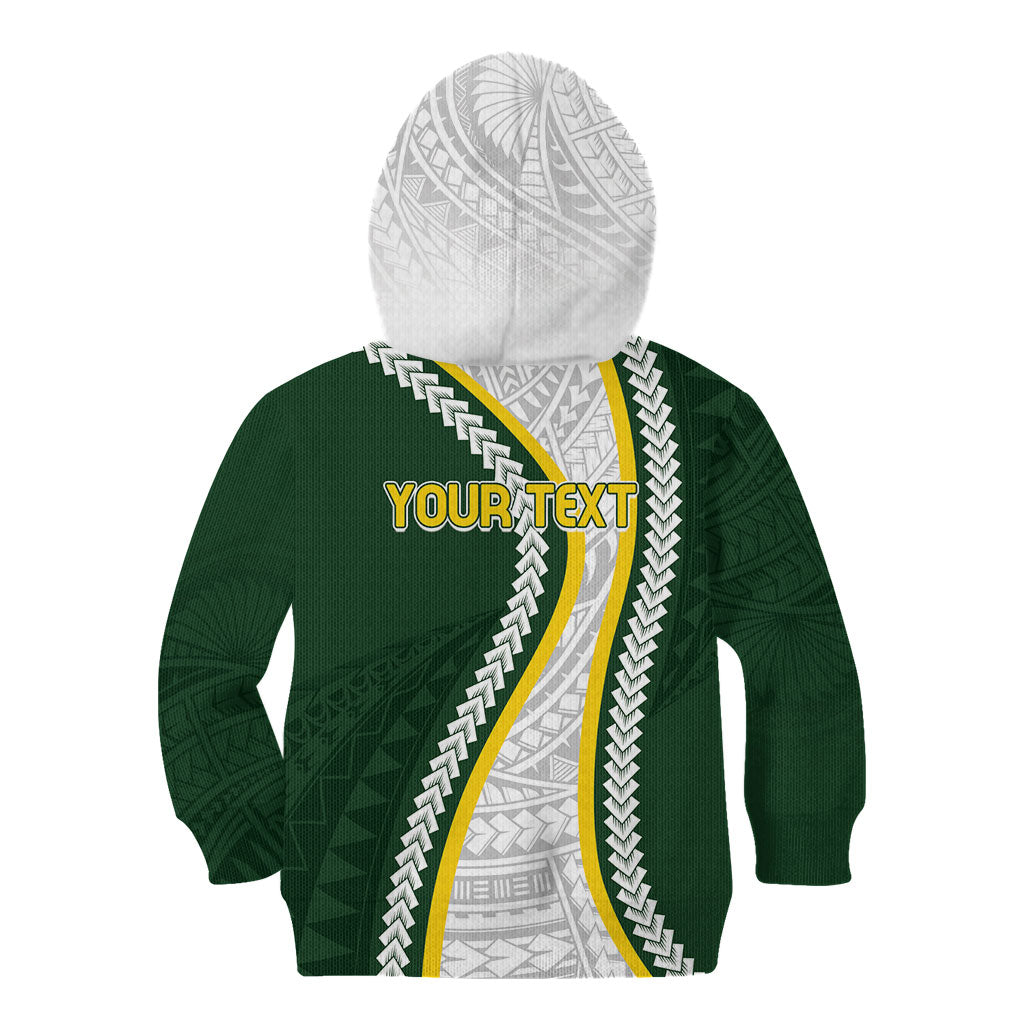 Cook Islands Rugby Personalized Avaiki Kid Hoodie GO Kuki