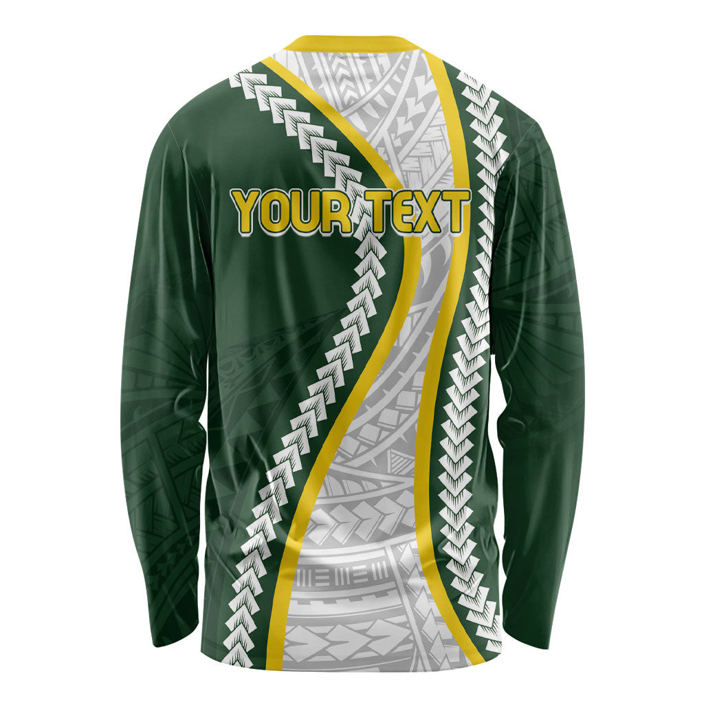Cook Islands Rugby Personalized Avaiki Long Sleeve Shirt GO Kuki