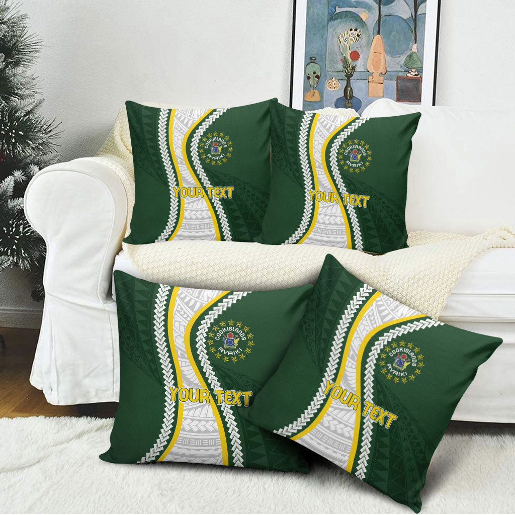 Cook Islands Rugby Personalized Avaiki Pillow Cover GO Kuki
