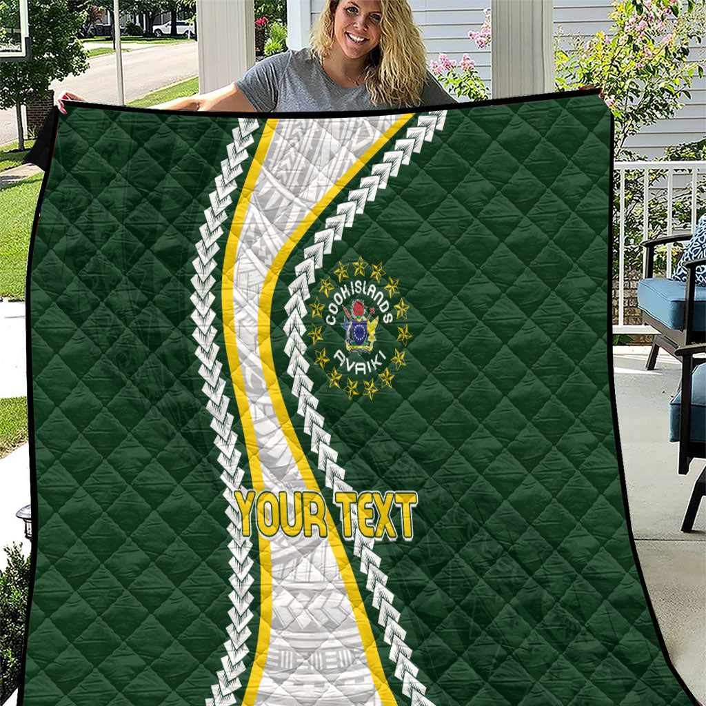 Cook Islands Rugby Personalized Avaiki Quilt GO Kuki