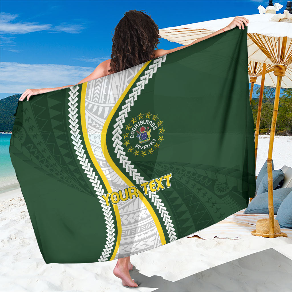 Cook Islands Rugby Personalized Avaiki Sarong GO Kuki