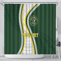 Cook Islands Rugby Personalized Avaiki Shower Curtain GO Kuki