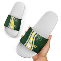 Cook Islands Rugby Personalized Avaiki Slide Sandals GO Kuki