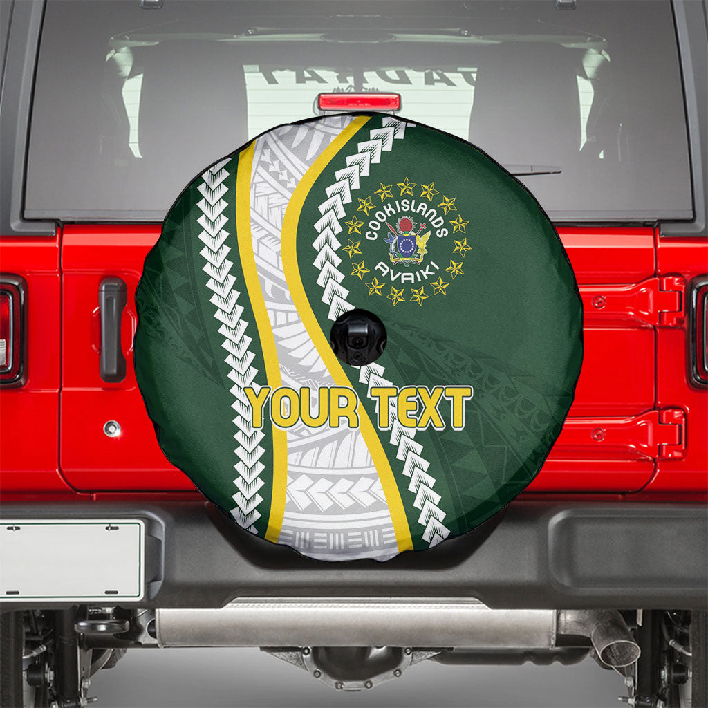 Cook Islands Rugby Personalized Avaiki Spare Tire Cover GO Kuki