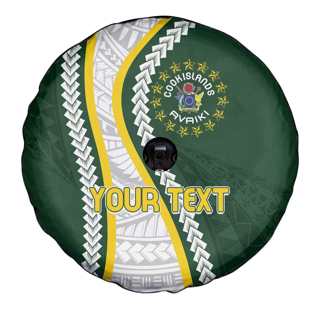 Cook Islands Rugby Personalized Avaiki Spare Tire Cover GO Kuki