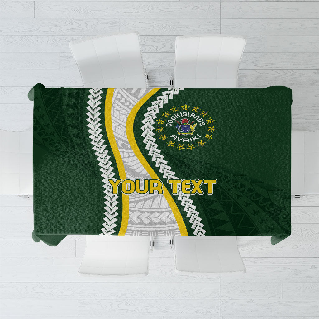 Cook Islands Rugby Personalized Avaiki Tablecloth GO Kuki
