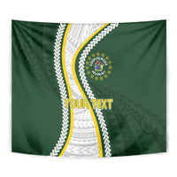 Cook Islands Rugby Personalized Avaiki Tapestry GO Kuki