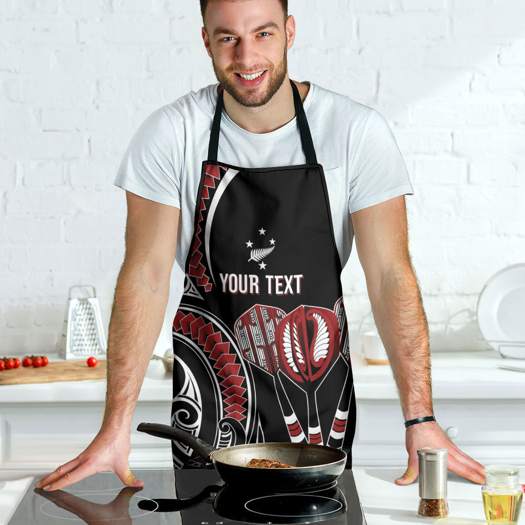 New Zealand Darts Personalized Hei Manaia Apron Classic Kowhaiwhai