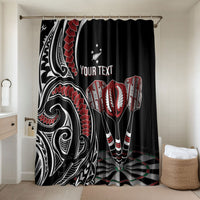 New Zealand Darts Personalized Hei Manaia Bathroom Set Classic Kowhaiwhai