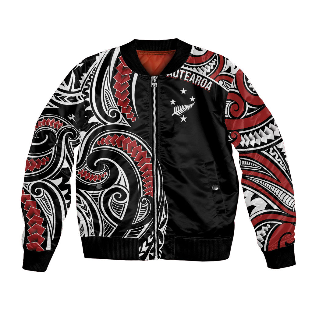 New Zealand Darts Personalized Hei Manaia Bomber Jacket Classic Kowhaiwhai