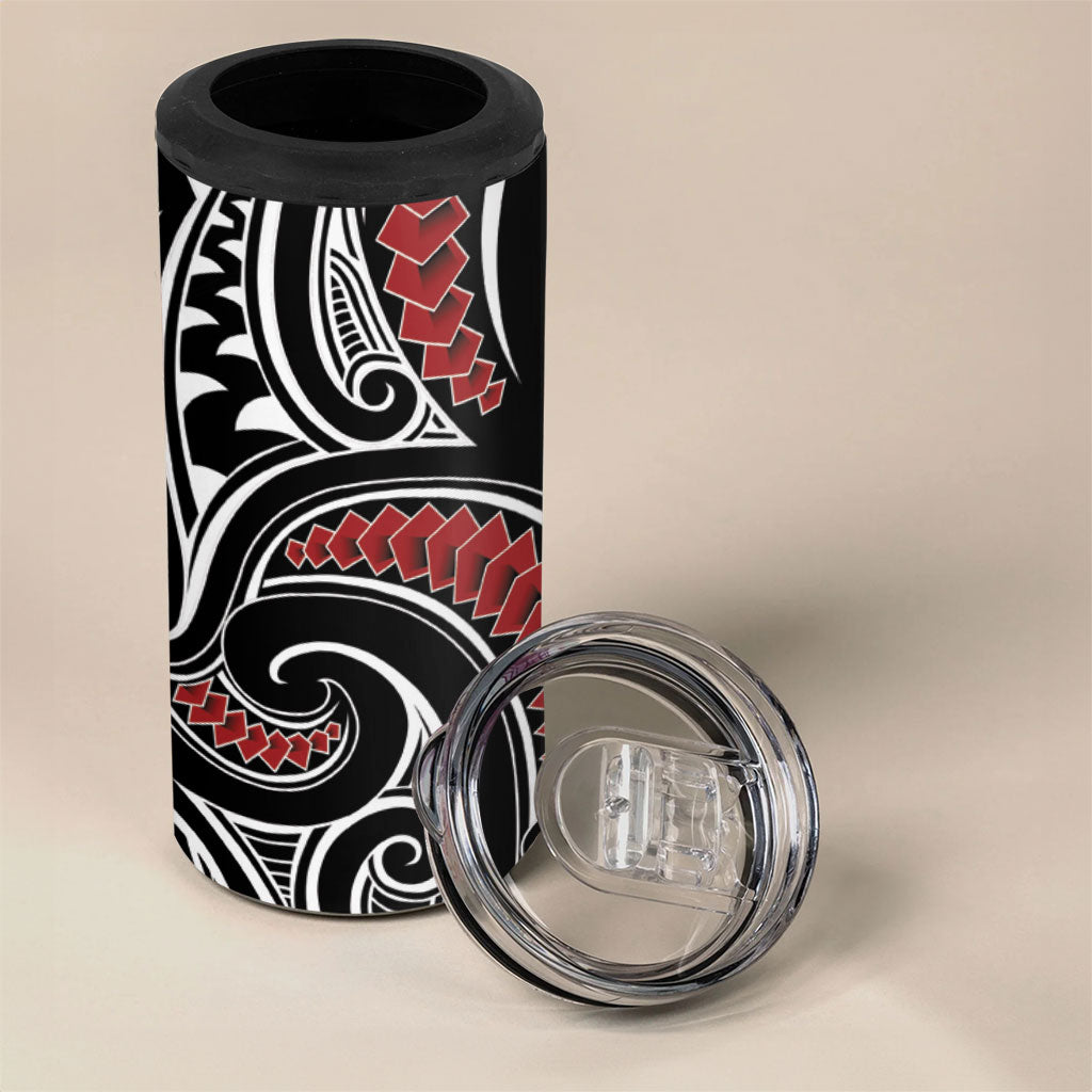 New Zealand Darts Hei Manaia 4 in 1 Can Cooler Tumbler Classic Kowhaiwhai