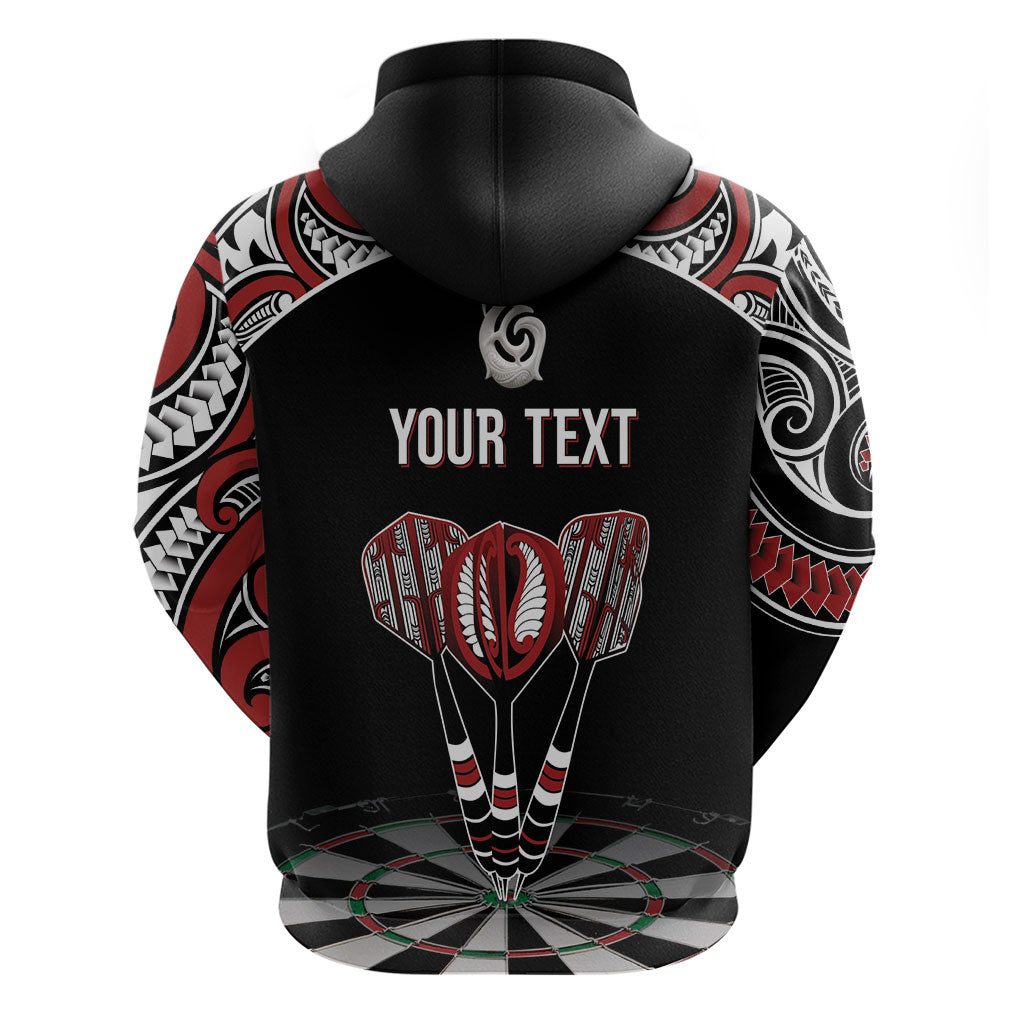 New Zealand Darts Personalized Hei Manaia Hoodie Classic Kowhaiwhai