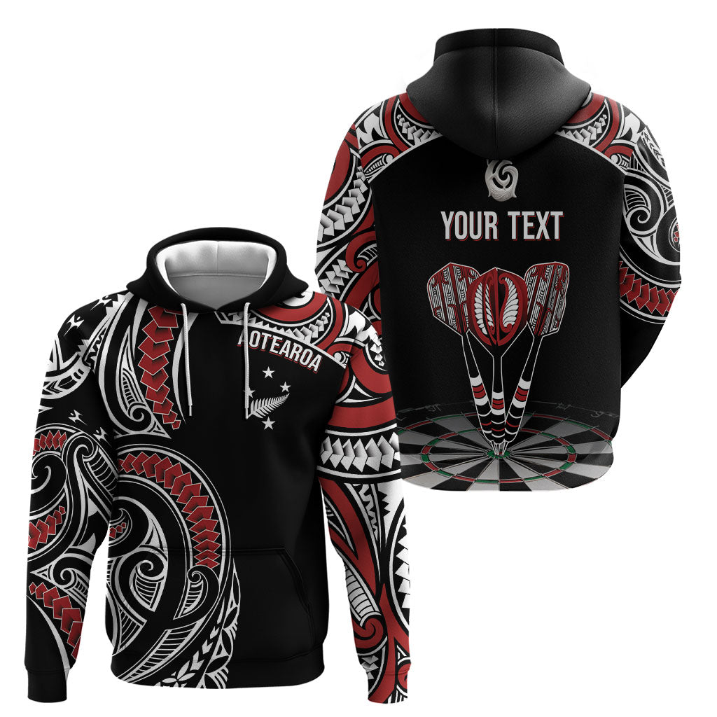 New Zealand Darts Personalized Hei Manaia Hoodie Classic Kowhaiwhai