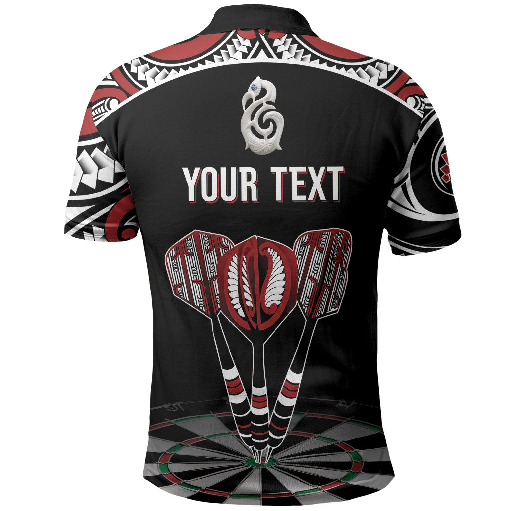 New Zealand Darts Personalized Hei Manaia Polo Shirt Classic Kowhaiwhai